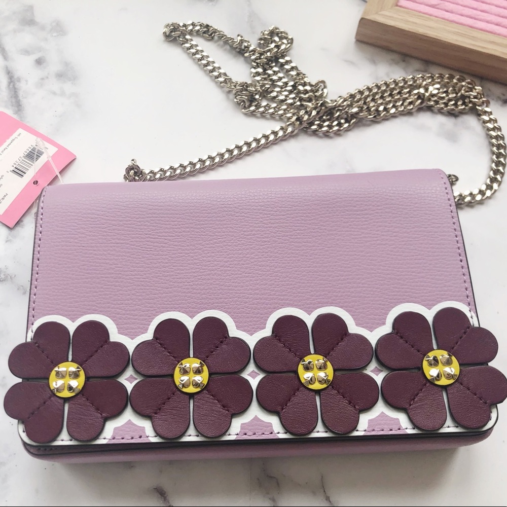🔥LASTONE🔥NWT Kate Spade Flower Chain Crossbody - Picture 4 of 6